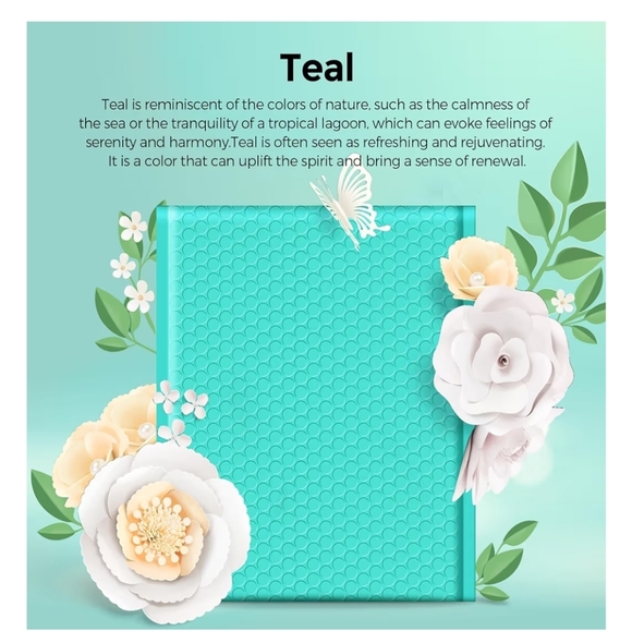 UNBRANDED Other - 🆕️ (10)Teal Bubble Mailers 8.5x11